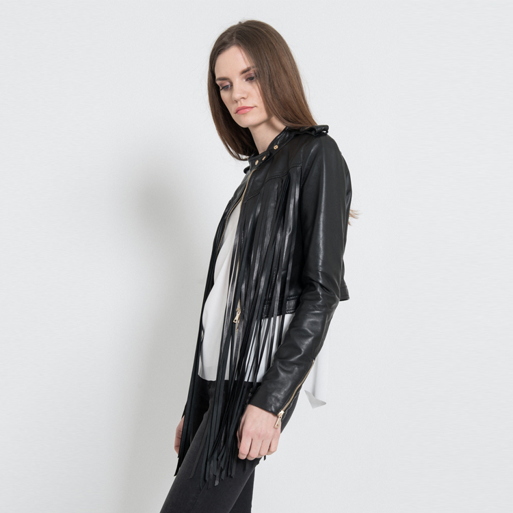 【Silvian Heach】流蘇皮衣