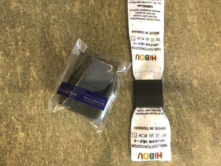 正方形 緞帶調節釦 (適合25mm以上緞帶)