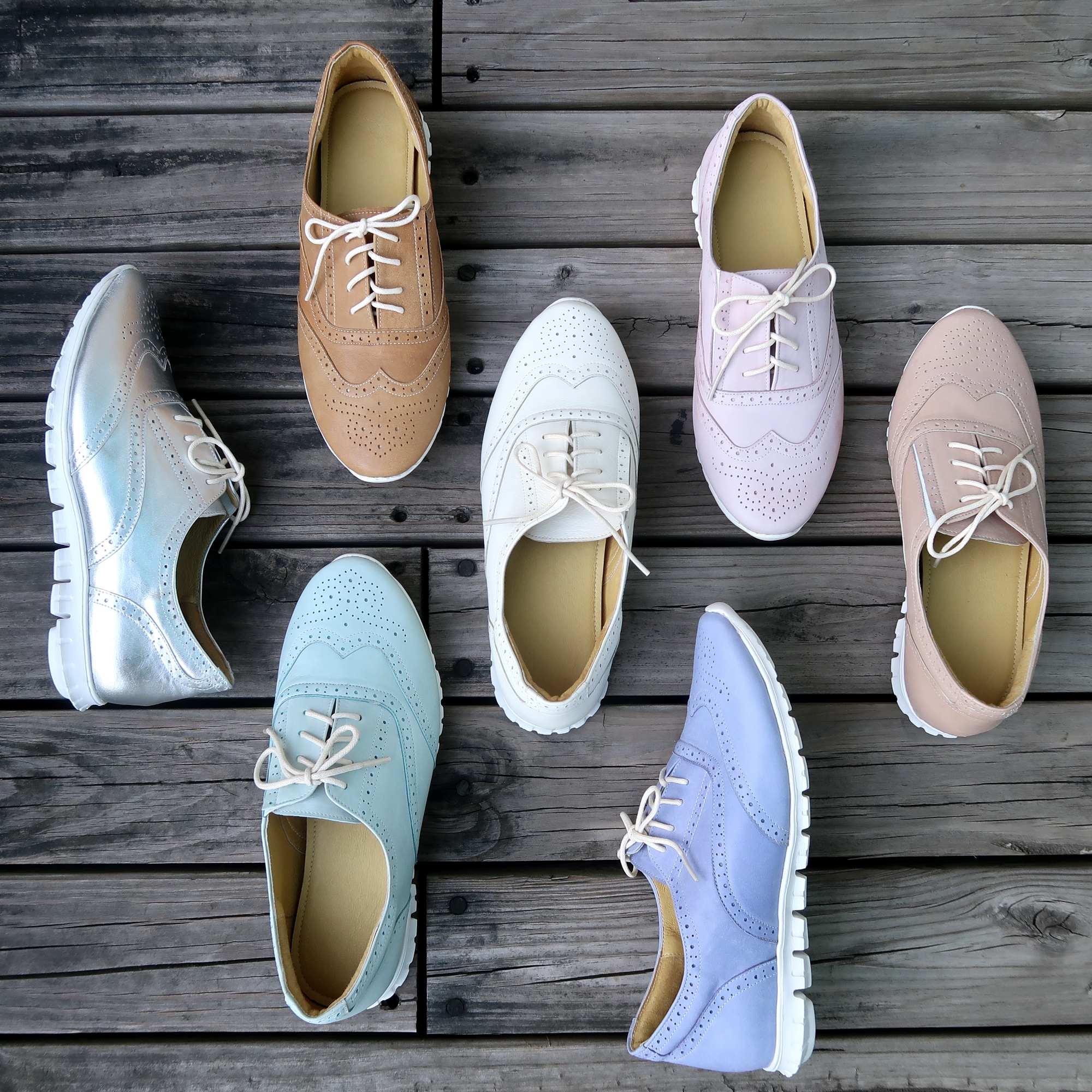 【超彈力輕量牛津】柔軟牛皮懶人運動風超輕量牛津鞋-七色