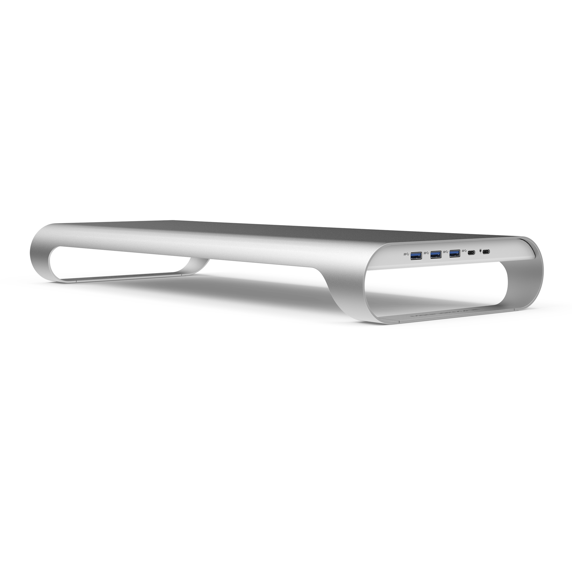 ProBASE HD 鋁製 USB Type-C 多功能螢幕架 for 2017/2018 MacBook Pro 13” and 15” (支援 4K HDMI 輸出) #北歐銀