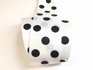 經典波卡大圓點/緞面/38mm