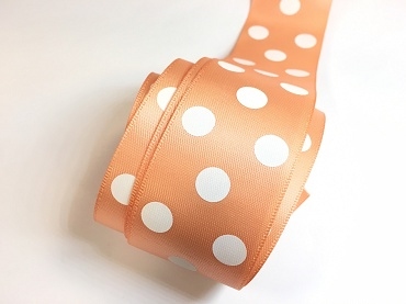 經典波卡大圓點/緞面/38mm