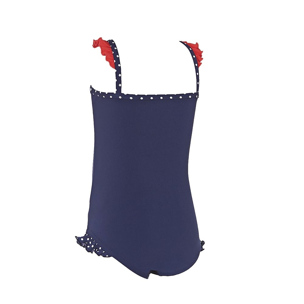 ZOGGS 幼童《瓢蟲小姐》小花邊連身泳衣