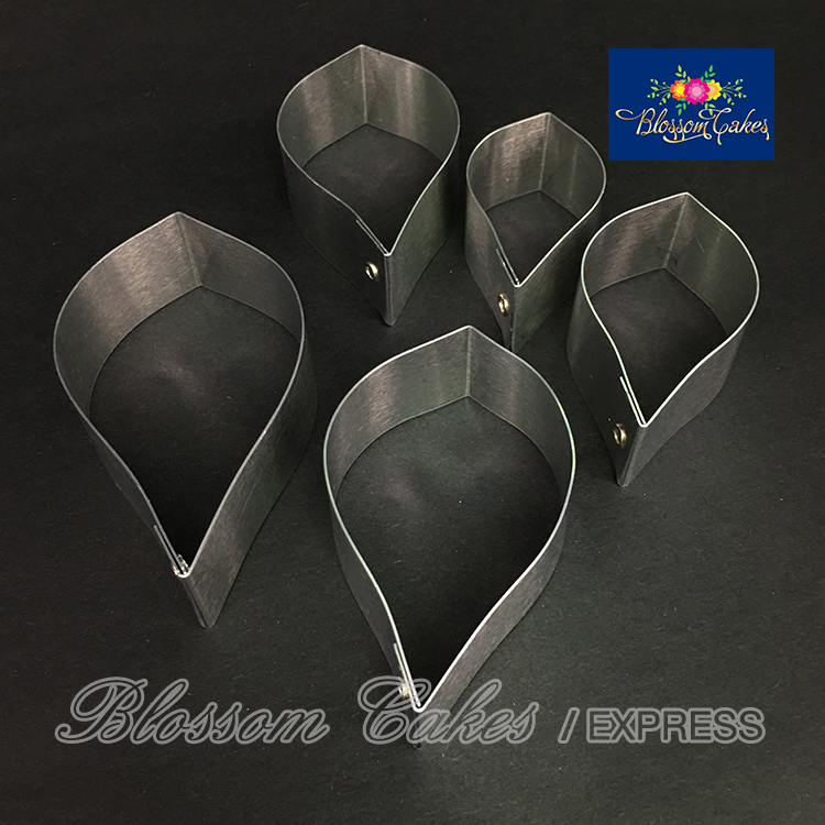 Lotus Petal Cutters, Set of 5