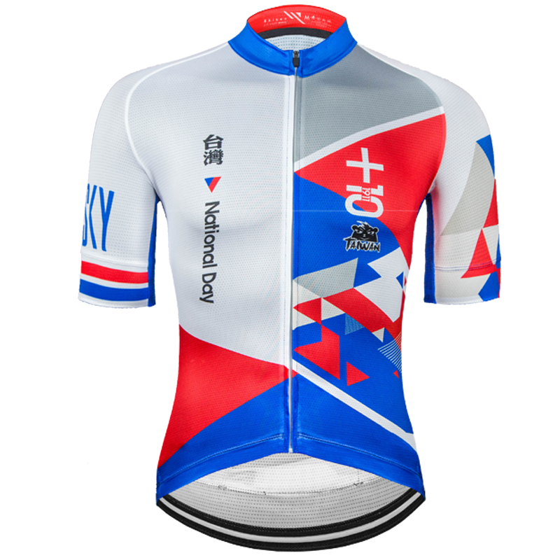 男款短車衣 雙十國慶 白款（2017年度國慶款）