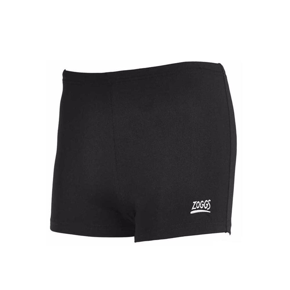 ZOGGS 青少年《基本黑》四角泳褲