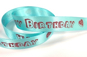 愛心oooxxx Happy Birthday/15mm