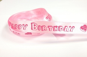 愛心oooxxx Happy Birthday/15mm