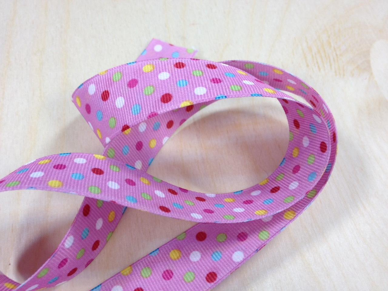 五彩波卡圓點/羅紋