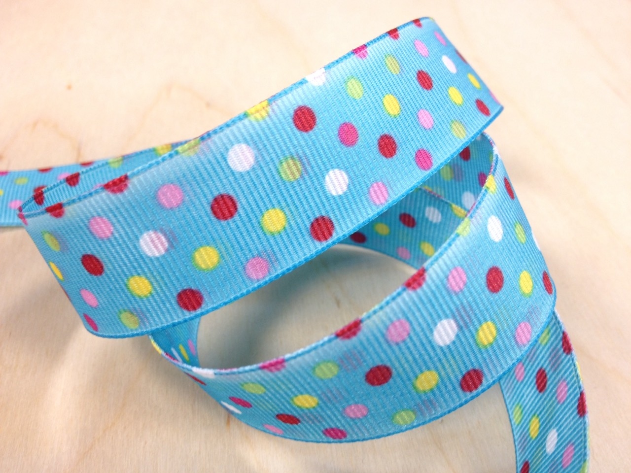 五彩波卡圓點/羅紋