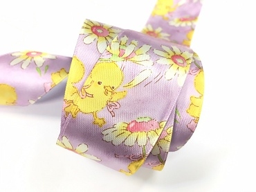 玩耍小鴨/緞面/38mm