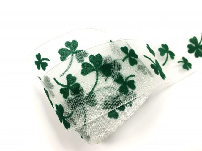 幸運草絨面/網紗/38mm