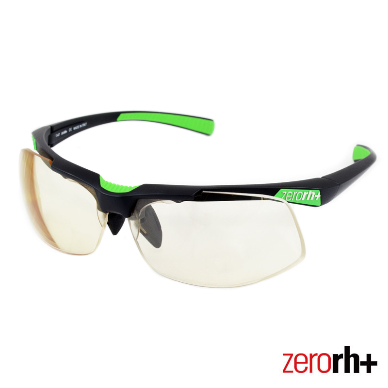 RH715黑色鏡框搭配夜騎推薦黃色變色鏡片