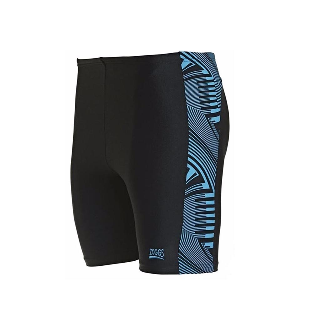 ZOGGS 青少年《叢林側藍紋》五分泳褲