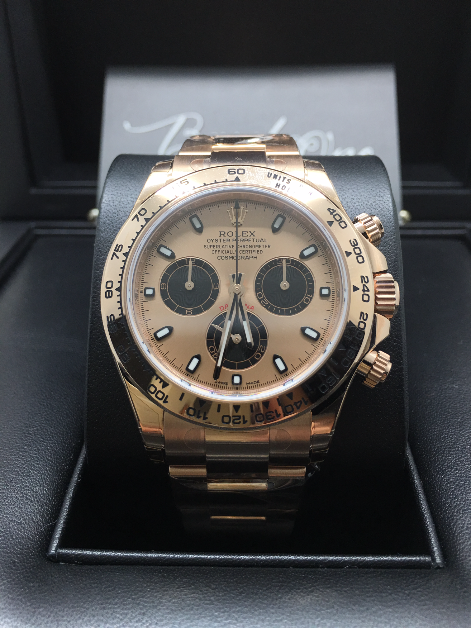 Rolex oyster perpetual superlative chronometer hotsell officially certified cosmograph rose gold