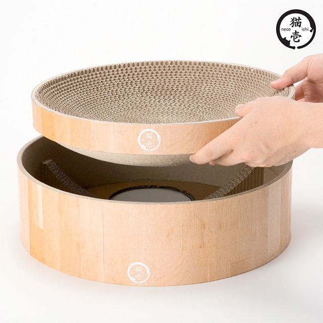 日本直送 貓壹 Necoichi - 貓貓抓抓盤XL 48*48*H12 CM