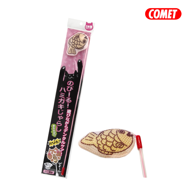 日本製造 貓壹 Necoichi 潔齒逗貓棒 - 鯛魚燒 (含木天蓼)