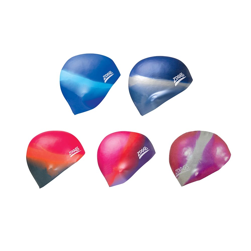 ZOGGS 成人《極光》矽膠泳帽
