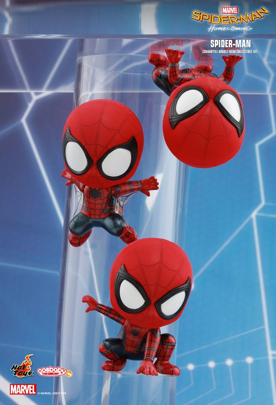 Hot Toys Spider Man Set of 3 Magnetic Cosbaby