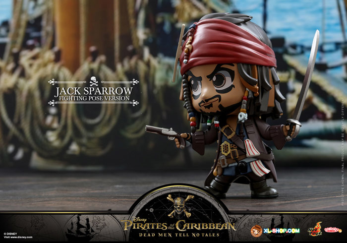Toys Jack Sparrow Cosbaby Fighting Pose Version Pirates