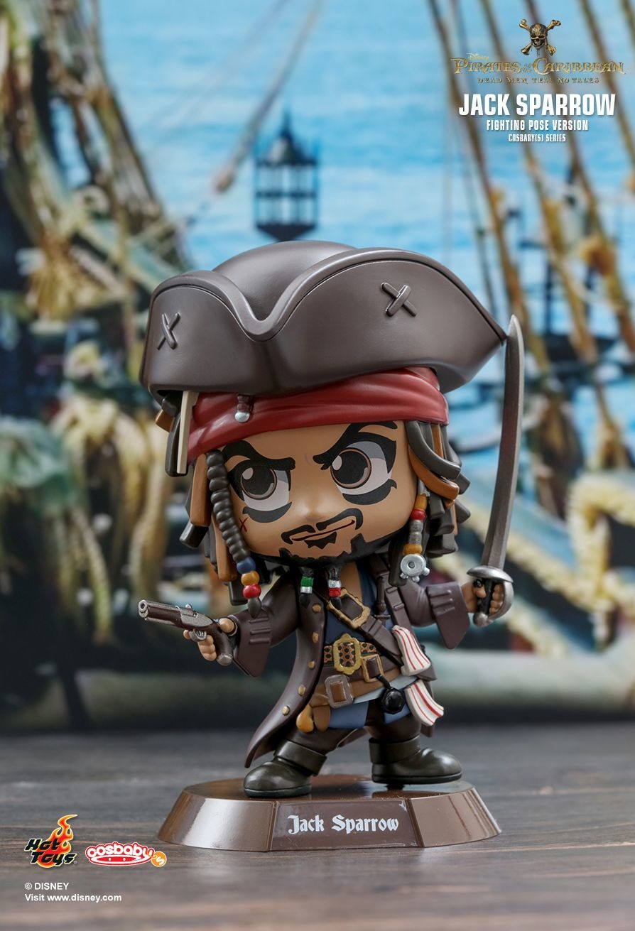 Toys Jack Sparrow Cosbaby Fighting Pose Version Pirates
