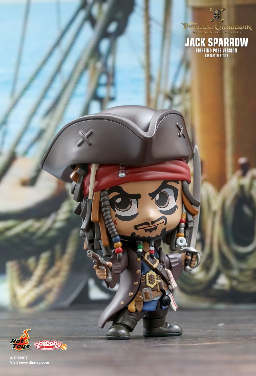 Toys Jack Sparrow Cosbaby Fighting Pose Version Pirates