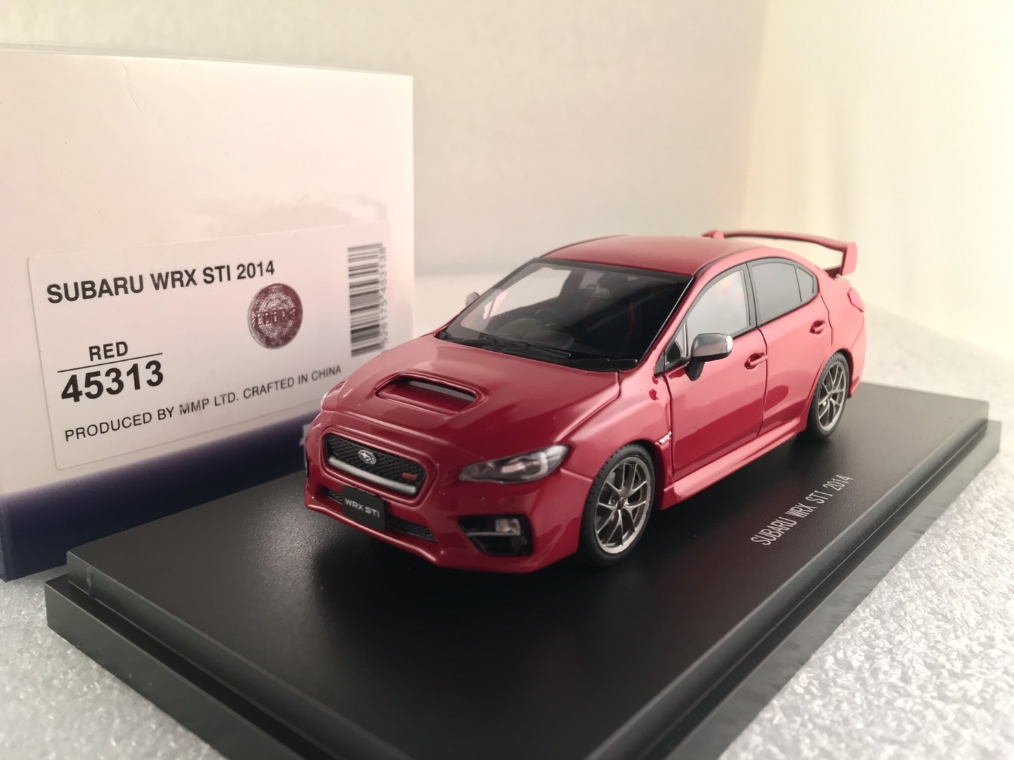 EBBRO エブロ スバル WRX STI 2014 RED レッド ミニカー