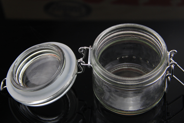 透明玻璃煙草保濕儲存罐 65mm