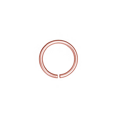 SS316L ROSE GOLD PLATED SURGICAL STEEL CONTINUOUS RING