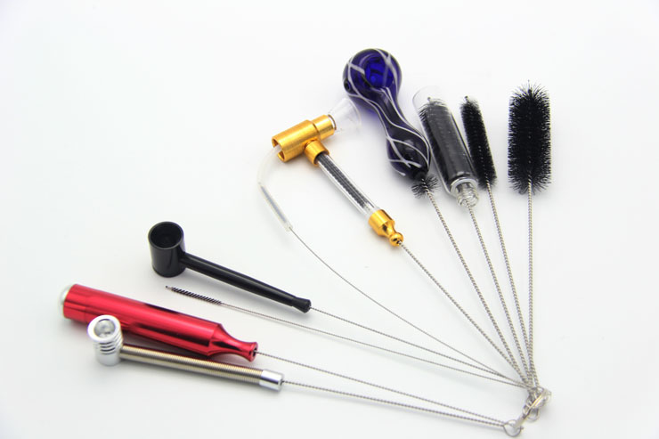 多功能通條刷管 - 煙斗煙壺清潔用具十根組 20cm