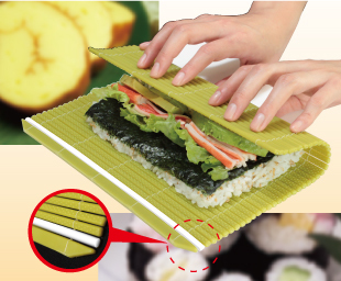 長谷川 寿司蓆 抗菌 不沾飯