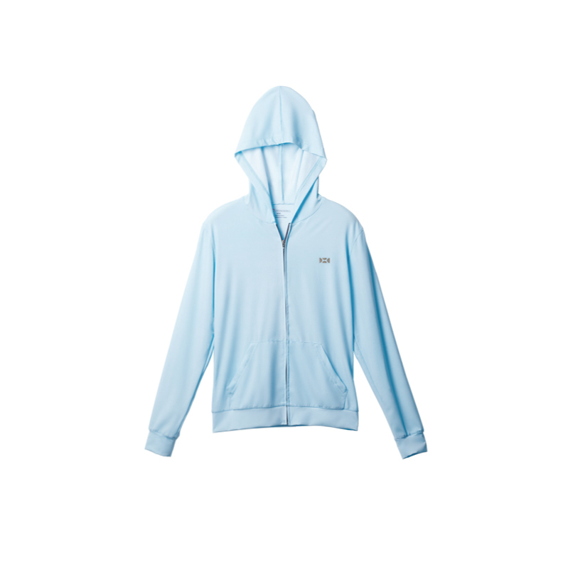 SUNSOUL/HOII/后益-新光感(防曬光能布)-連帽T恤UPF50+ 藍光/加入會員另有優惠