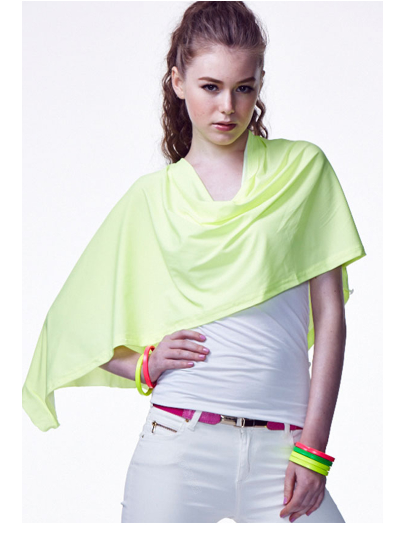 SUNSOUL/HOII/后益-光能科技服飾(防曬光能布)-披肩 UPF50+ 黃光