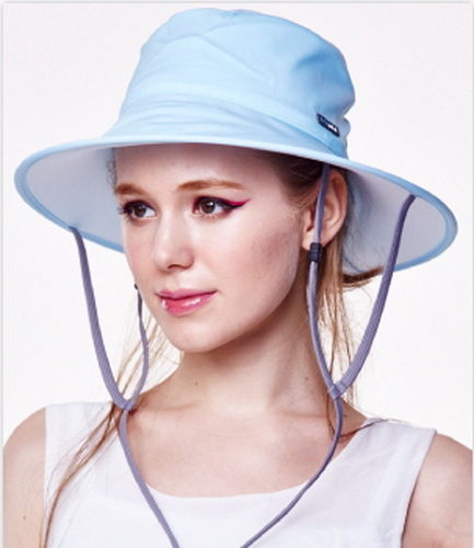 SUNSOUL/HOII/后益-新光感(防曬光能布)圓桶帽 藍光/加入會員另有優惠
