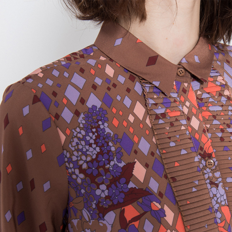 【Silvian Heach】幾何花朵襯衫