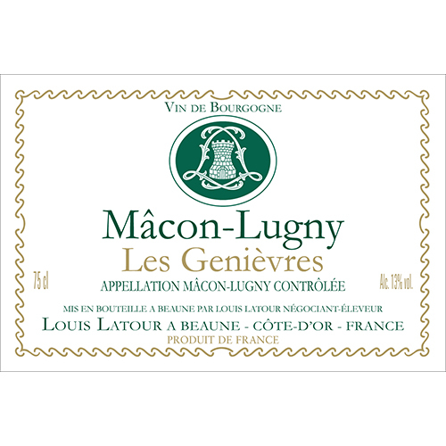Louis Latour Macon-Lugny Les Genievres 2023