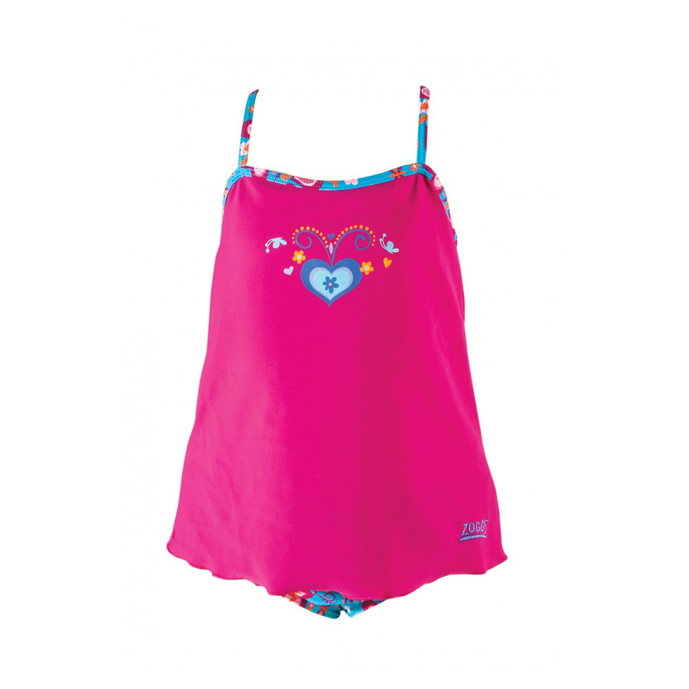 ZOGGS 幼童《愛心蝴蝶》洋裝連身泳衣