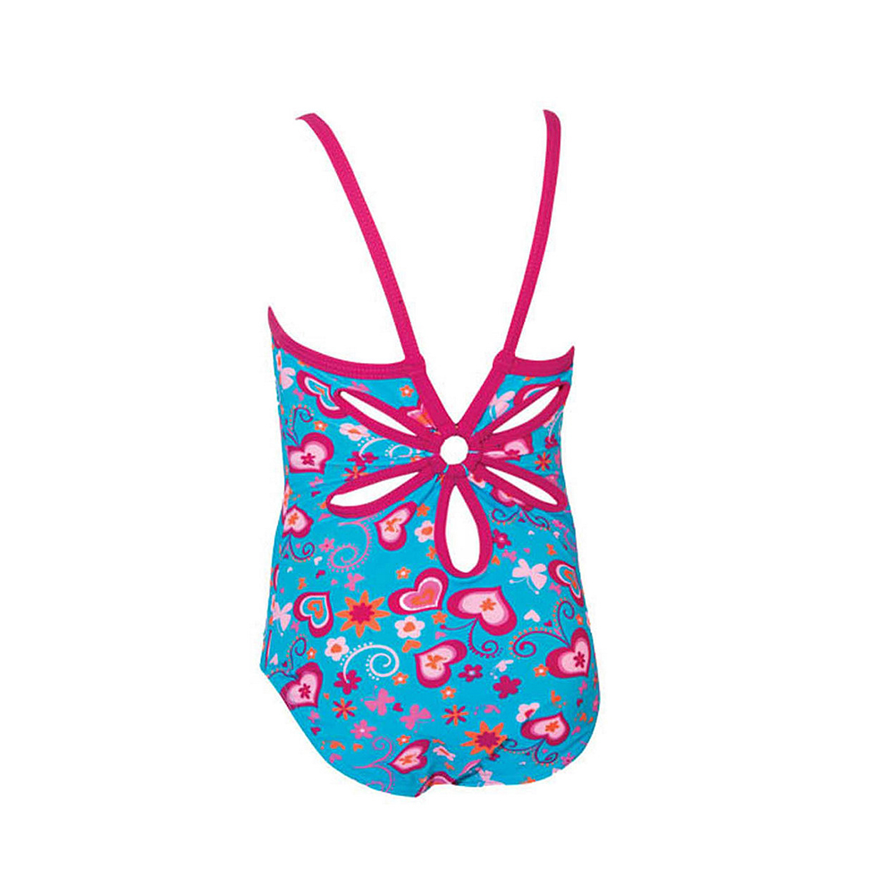 ZOGGS 幼童《愛心花》連身泳衣