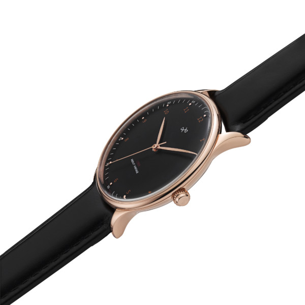 廃盤 about vintage 1969 black/RoseGold 腕時計 The Watchdrobe | About Vintage 1969 Rose Gold/Black