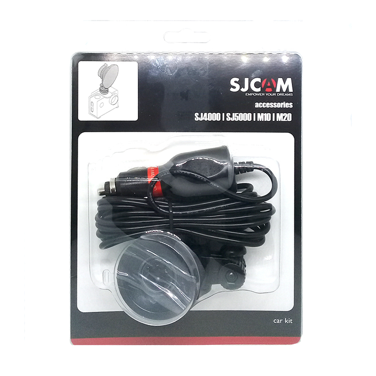 【出清特賣】SJCAM 車充吸盤車架組 (Micro/Mini/Type-C) (請選型號)