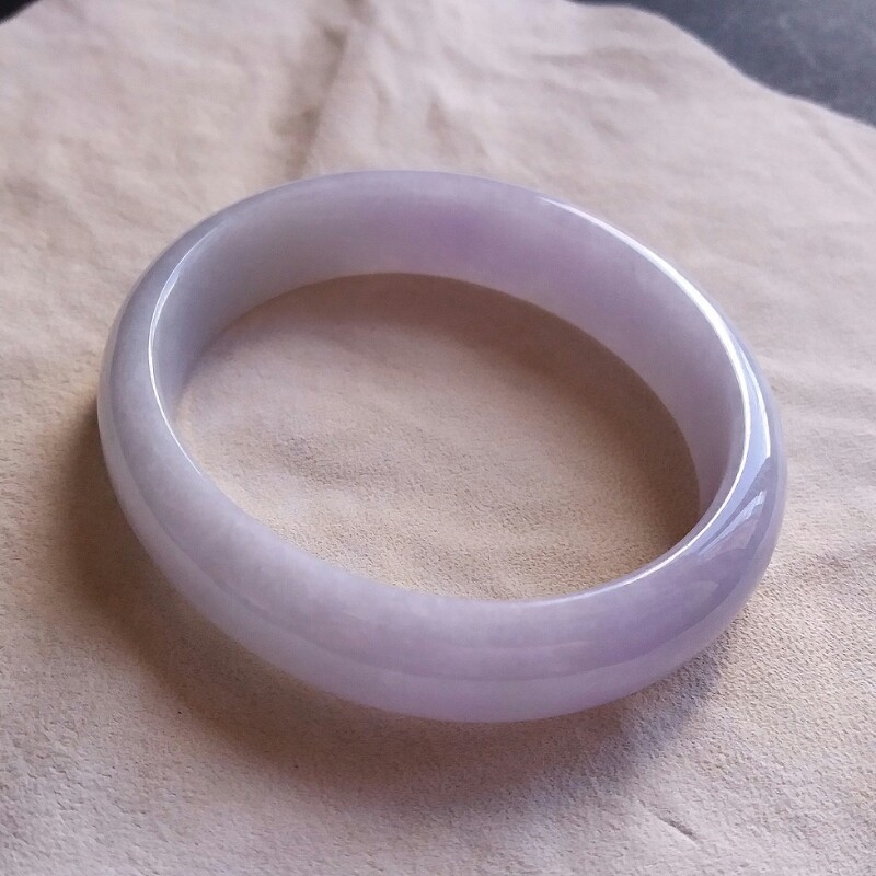 JP748 冰紫羅蘭貴妃玉鐲 50.8mm (1.36)