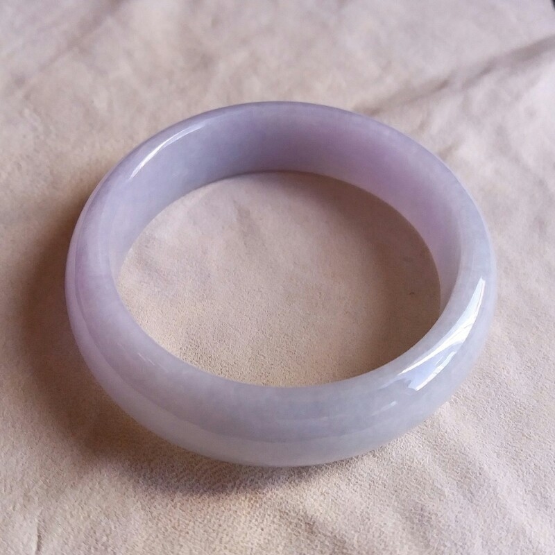 JP748 冰紫羅蘭貴妃玉鐲 50.8mm (1.36)