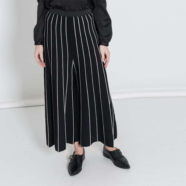 【Silvian Heach】直條寬版褲