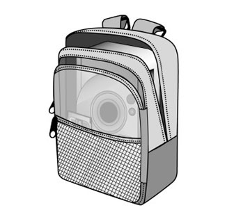 HAMA 28874 Trackpack II DF 9追蹤者相機包 DF 9