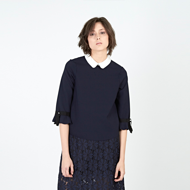 【SILVIAN HEACH】白領五分袖上衣