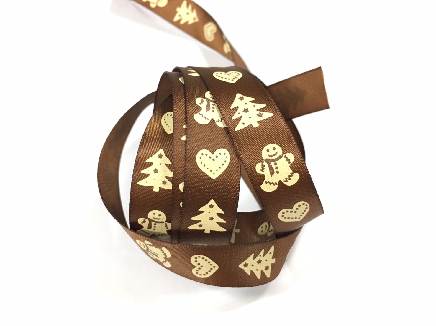 糖霜薑餅人/平織帶/3款寬度