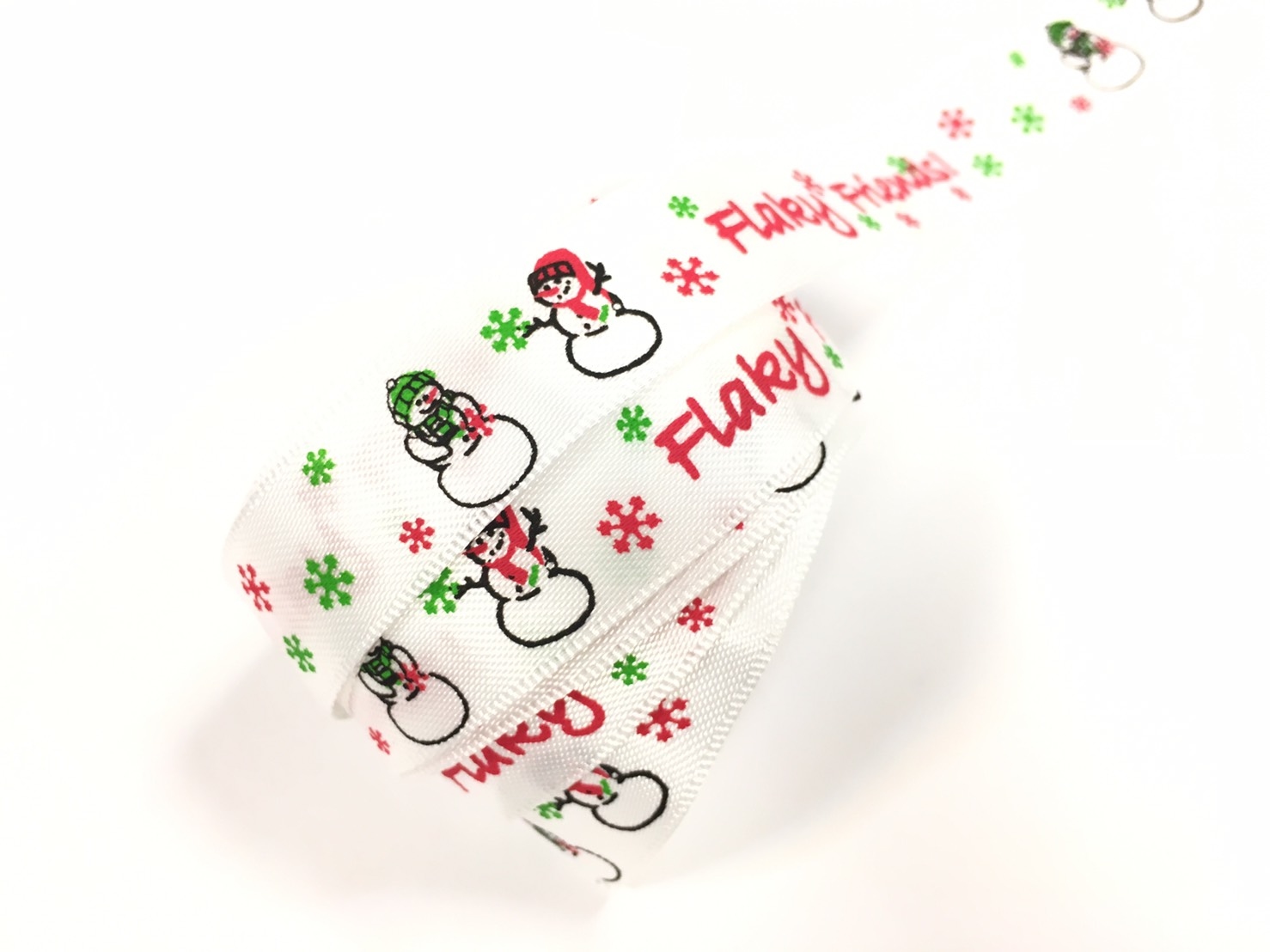 雪人朋友/緞面/15mm