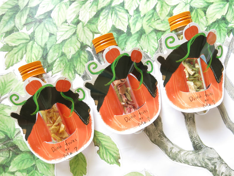 南瓜熊造型試管小巧水果乾