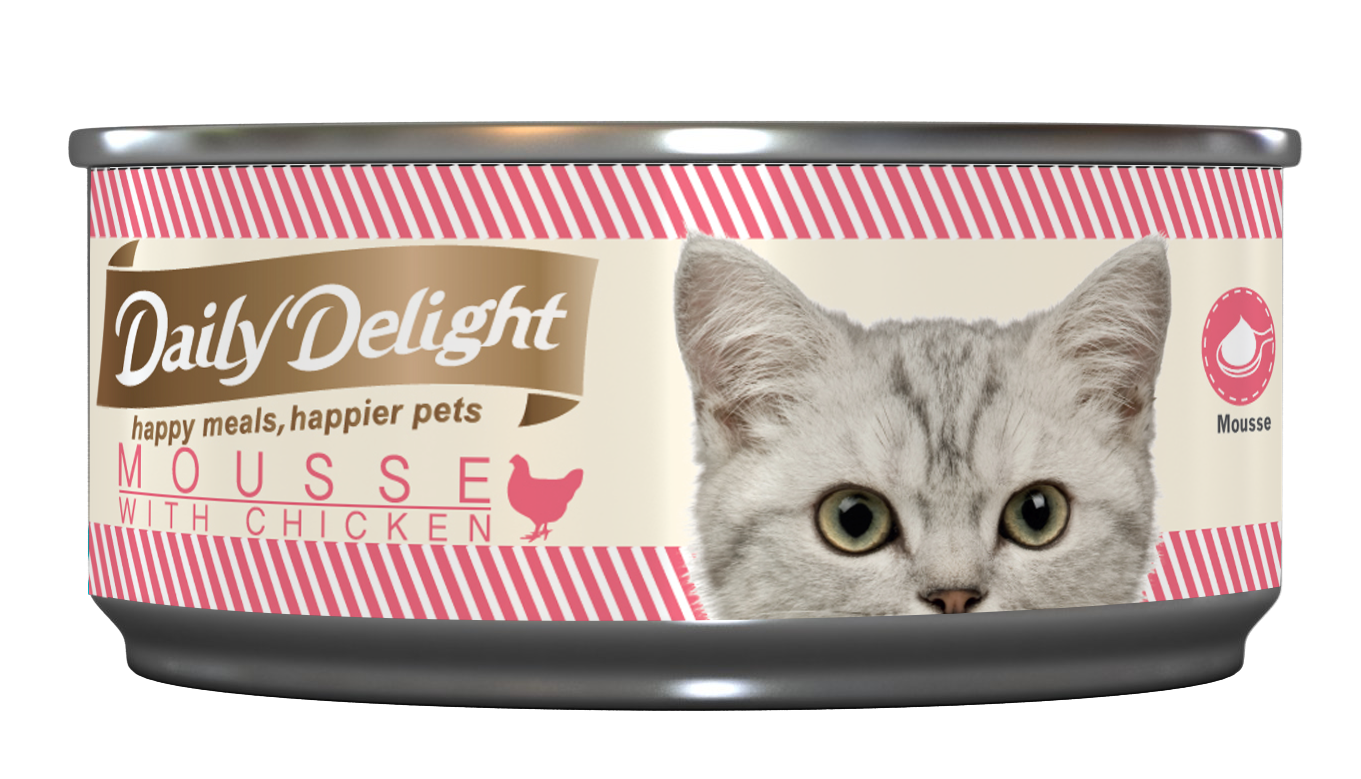 CAT PLUS 「貓+」貓咪用品專門店 - Daily Delight Mousse 雞肉慕絲 80G