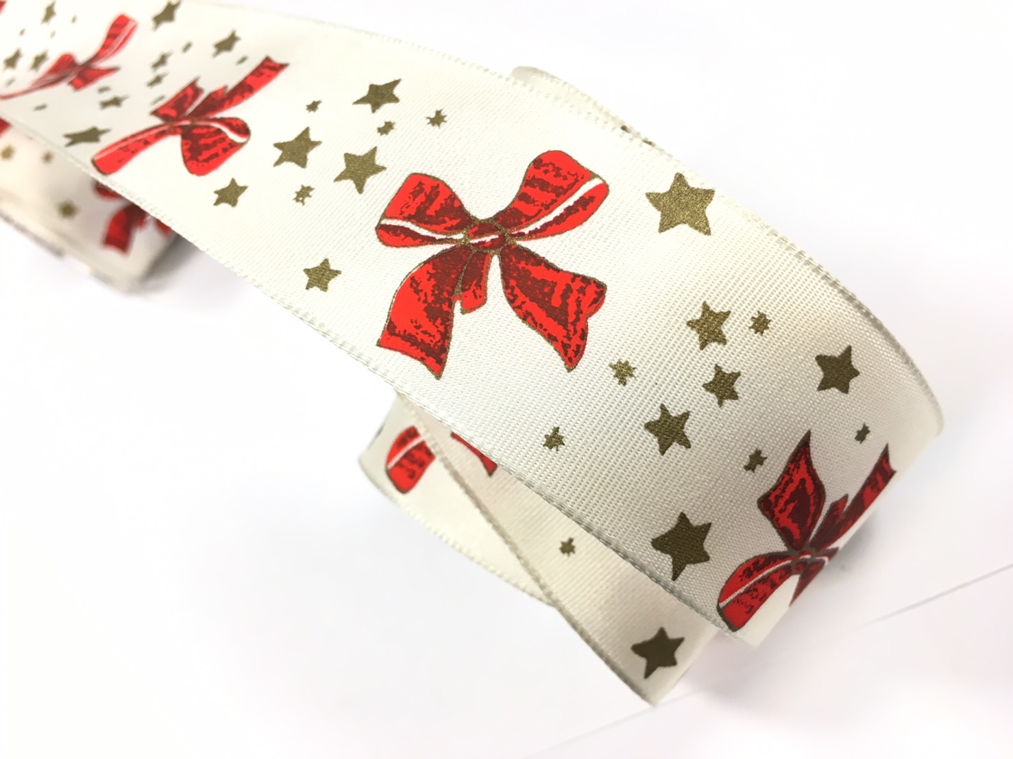 聖誕星星結飾/平織鐵絲/38mm